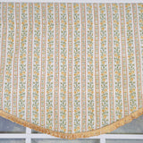 RLF Home Rosalinda Cornice 100% Cotton Rod Pocket Lined  Window Valance 50" x 17" Yellow