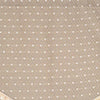RLF Home Dapple Cornice Lined 100% Cotton Window Rod Pocket Valance 50" x 17" Taupe