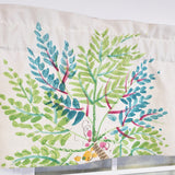 RLF Home Felicity Tailored 100% Cotton Rod Pocket Lined  Window Valance 50" x 15" Multi