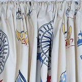 RLF Home Ralph Lauren Navigator 100% Cotton Rod Pocket Window Curtain set of 2 Panels 100" x 63" Off-White