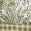 RLF Home Helecho Glory 100% Cotton Rod Pocket Lined  Window Valance 50