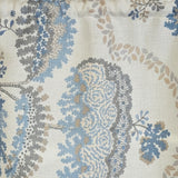RLF Home 100% Cotton High Quality Serene Tailored Window Valance with 1.5" Rod Pocket 50" W X 12" L Blue