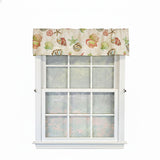 RLF Home 100% Cotton High Quality Beachbound Tailored Window Valance with 1.5" Rod Pocket 50" W X 12" L Multi