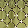 RLF Home 100% Cotton High Quality Rings Tailored Window Valance with 1.5
