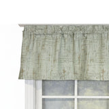 RLF Home 100% Cotton High Quality Canvas Tailored Window Valance with 1.5" Rod Pocket 50" W X 12" L Green