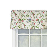 RLF Home 100% Cotton High Quality English Ivy Tailored Window Valance with 1.5" Rod Pocket 50" W X 12" L Spring