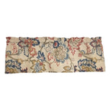 RLF Home 100% Cotton High Quality Silvia Tailored Window Valance with 1.5" Rod Pocket 50" W X 12" L Multi