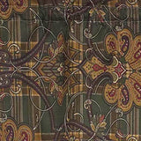 RLF Home 100% Cotton High Quality Espadas Tailored Window Valance with 1.5" Rod Pocket 50" W X 12" L Hunter