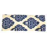 RLF Home 100% Cotton High Quality Flame Tailored Window Valance with 1.5" Rod Pocket 50" W X 12" L Navy