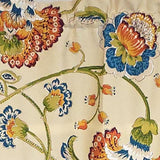 RLF Home 100% Cotton High Quality Moira Tailored Window Valance with 1.5" Rod Pocket 50" W X 12" L Multi