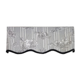 RLF Home French Country Ruffled Provance Window Valance 100% Cotton Lined Rod Pocket 50" x 17"