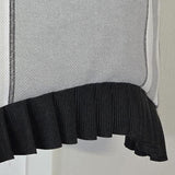 RLF Home French Country Ruffled Provance Window Valance 100% Cotton Lined Rod Pocket 50" x 17"