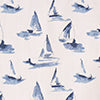 RLF Home 100% Cotton Sailboats Regal With Ivory Lining Rod Pocket Window Valance 50" x 17" Blue