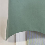RLF Home Soft Duck Regal Window Valance 100% Cotton Lined Rod Pocket 50" x 17" Green