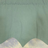 RLF Home Soft Duck Regal Window Valance 100% Cotton Lined Rod Pocket 50" x 17" Green