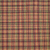 RLF Home Barn Plaid Regal Window Valance 100% Cotton Lined Rod Pocket 50" x 17" Brown