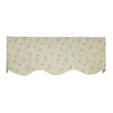 RLF Home Circus Provance Window Valance 100% Cotton Lined Rod Pocket 50" x 17"