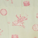 RLF Home Circus Provance Window Valance 100% Cotton Lined Rod Pocket 50" x 17"