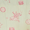RLF Home Circus Provance Window Valance 100% Cotton Lined Rod Pocket 50" x 17"