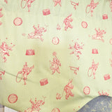 RLF Home Circus Provance Window Valance 100% Cotton Lined Rod Pocket 50" x 17"