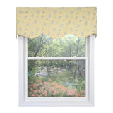 RLF Home Circus Provance Window Valance 100% Cotton Lined Rod Pocket 50" x 17"