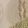 RLF Home Shaggy Trimmed Cornice Window Valance 100% Cotton Lined Rod Pocket 50" x 17" Beige