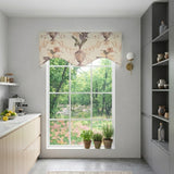 RLF Home Urn Corded Cornice Window Valance 100% Cotton Lined Rod Pocket 50" x 17" Purple