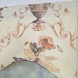 RLF Home Urn Corded Cornice Window Valance 100% Cotton Lined Rod Pocket 50" x 17" Purple