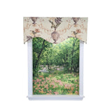 RLF Home Urn Corded Cornice Window Valance 100% Cotton Lined Rod Pocket 50" x 17" Purple