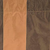 RLF Home Pascal Stripe Tailored Window Valance 100% Cotton Lined Rod Pocket 50" x 17" Brown