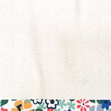 RLF Home Petite Flowers Banded Window Valance 100% Cotton Lined Rod Pocket 50" x 17" Multi