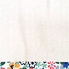 RLF Home Petite Flowers Banded Window Valance 100% Cotton Lined Rod Pocket 50" x 17" Multi