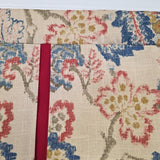 RLF Home Silvia Pleated Window Valance 100% Cotton Rod Pocket 50" x 17" Multi