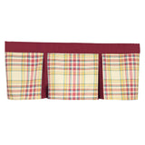 RLF Home Syon Park Pleated Window Valance 100% Cotton Rod Pocket 50" x 17" Gold