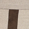 RLF Home Denton Flat Line Window Valance 100% Cotton Rod Pocket 50" x 17" Beige