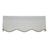 RLF Home Blast Trimmed Provance Window Valance 100% Cotton Lined Rod Pocket 50" x 17"