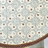 RLF Home Blast Trimmed Provance Window Valance 100% Cotton Lined Rod Pocket 50" x 17"