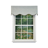 RLF Home Blast Trimmed Provance Window Valance 100% Cotton Lined Rod Pocket 50" x 17"
