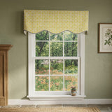 RLF Home Blast Trimmed Provance Window Valance 100% Cotton Lined Rod Pocket 50" x 17"