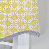 RLF Home Blast Trimmed Provance Window Valance 100% Cotton Lined Rod Pocket 50" x 17"