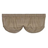 RLF Home Linen Sheer Stationary Balloon Window Valance 100% Cotton Rod Pocket 50" x 17"