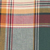 RLF Home Cabin Plaid Cornice Window Valance 100% Cotton Lined Rod Pocket 50" x 17" Multi