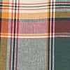 RLF Home Cabin Plaid Cornice Window Valance 100% Cotton Lined Rod Pocket 50" x 17" Multi