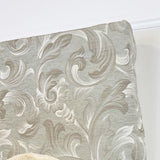 RLF Home 100% Cotton Jasper Trimmed Cornice Lined Window Valance 50" x 17" Sage