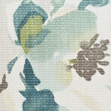 RLF Home 100% Cotton Elmina Trimmed Cornice Lined Window Valance 50" x 17" Turquoise