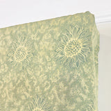 RLF Home 100% Cotton French Sun Flower Regal Lined Window Valance 50" x 17" Lime