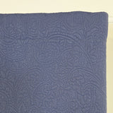 RLF Home 100% Cotton Quilted Matelassé Regal Lined Window Valance 50" x 17"