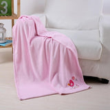 Plazatex Baby Blanket Decorative Super Soft Throw Blanket for Baby 40" X 30" Pink