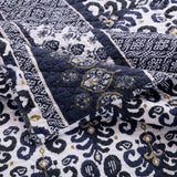 Barefoot Bungalow Native Reversible Quilt And Pillow Sham Set - Indigo