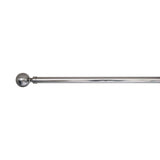 Versailles Lexington LX01 Ball Finial Rod Set - Pewter/Silver